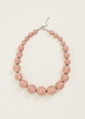 Phase Eight Beaded Jewellery Pink Canada | DQMWCX-469